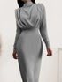 'Zosia' Ruched Turtleneck Dress - Celes Fashion